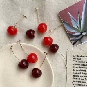 Peach CHERRY DROP EARRINGS